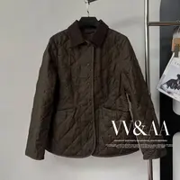 VV&AA 时尚翻领单排扣宽松百搭休闲棉服外套 ABJ4846