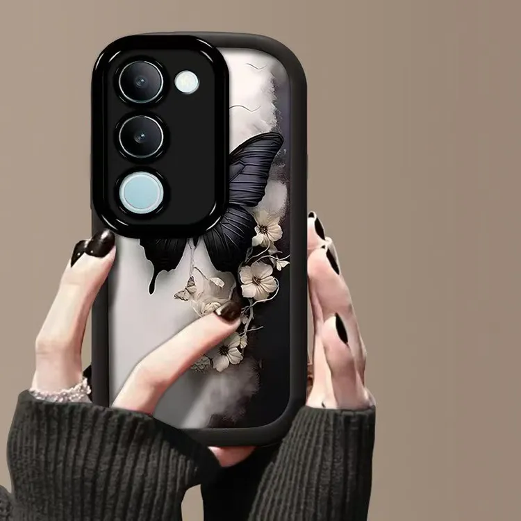 适用vivo s17pro手机壳V2284A磨砂软硅胶vlvos17e保护套5g镜头全