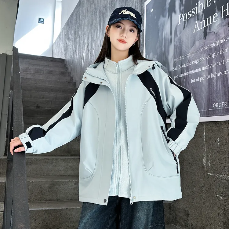 女大童秋冬款外套2025新款儿童洋12气初高中学生女童15岁夹棉风衣