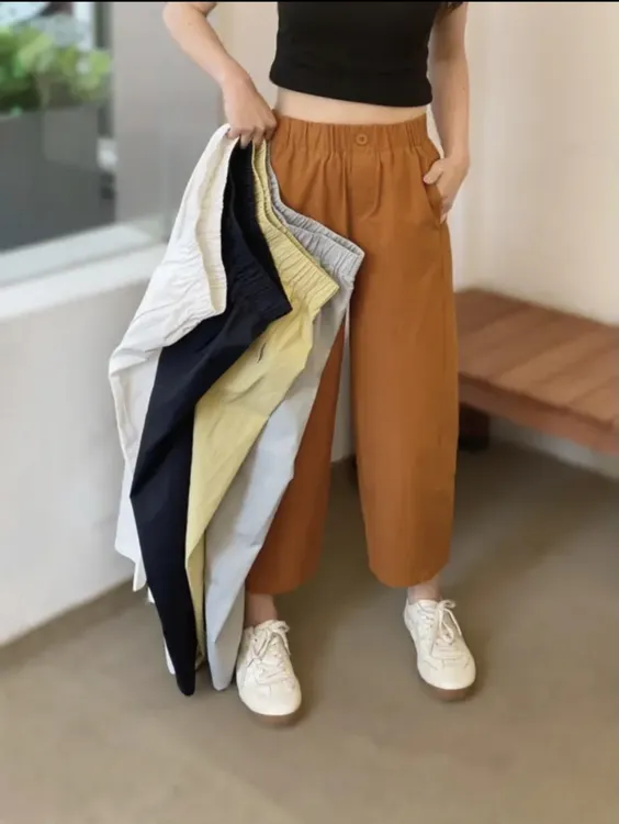 615 爆款女订扣气球裤