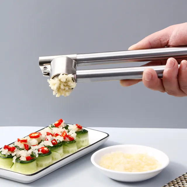 蒜泥神器304不锈钢压蒜器手动剥蒜打蒜捣蒜器大蒜蒜泥蒜蓉搅碎器