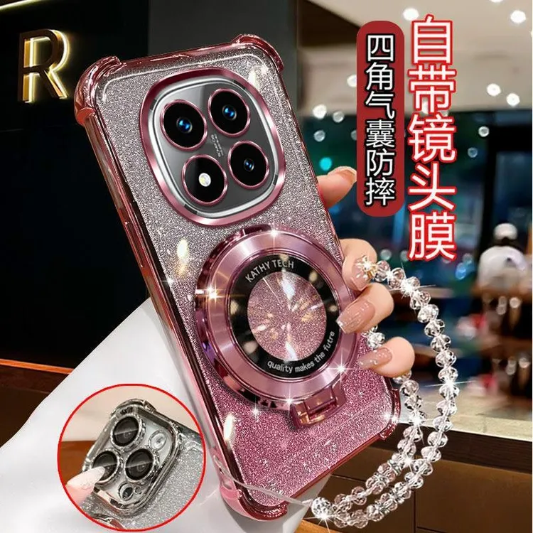气囊防摔红米Note14Pro+手机壳24090RA29G+高质量镜头全包闪粉CD