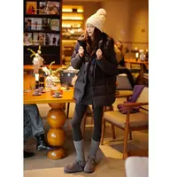 【温暖过冬】90白鸭绒中长款保暖羽绒服YR1154-欧韩穿搭