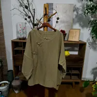 【大梅子推荐】设计款亚麻盘扣上衣MXA1053B