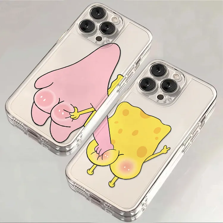 奥菲顿搞怪海绵宝宝适用iphone16苹果13手机壳小米vivo华为oppo套