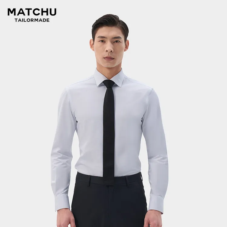 MatchU/码尚定制【标品】指挥官200支3.5级免烫衬衫长袖夏