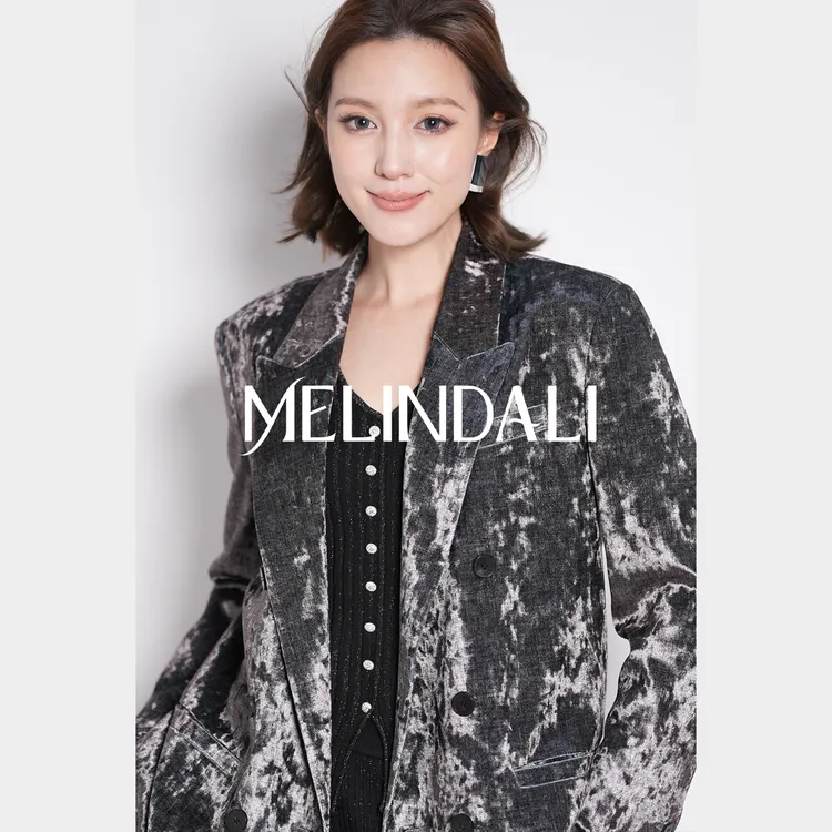Melinda Li【高定紫玛瑙】黑标私服西班牙Gratacós枪驳领西装外套