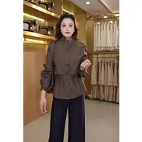  【睦火火】LMEEY“继承者”挺括有型～插肩袖可调节收腰风衣外套
