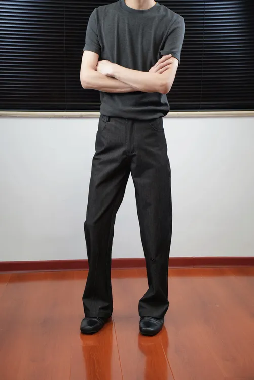 SaiTuiCL自制立体剪裁微喇显身材夏季超舒服原牛老钱风软牛仔裤