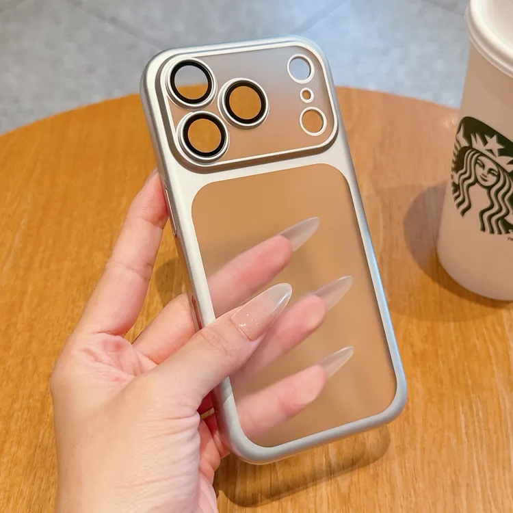 适用iPhone苹果17promax手机壳电镀镜头全包17pro半透明散热壳air