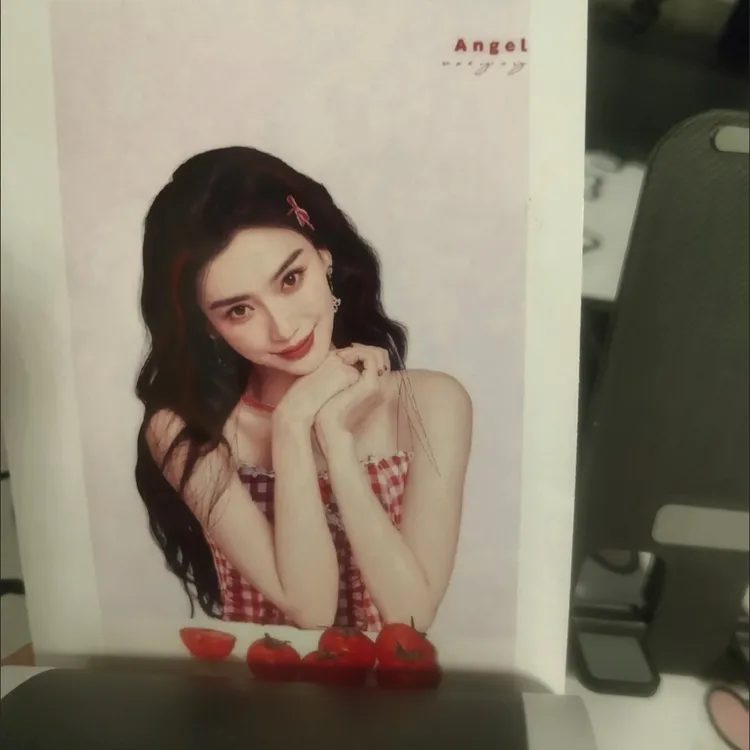 女艺人明星签名照片撕拉拍立得小卡收藏生日礼物