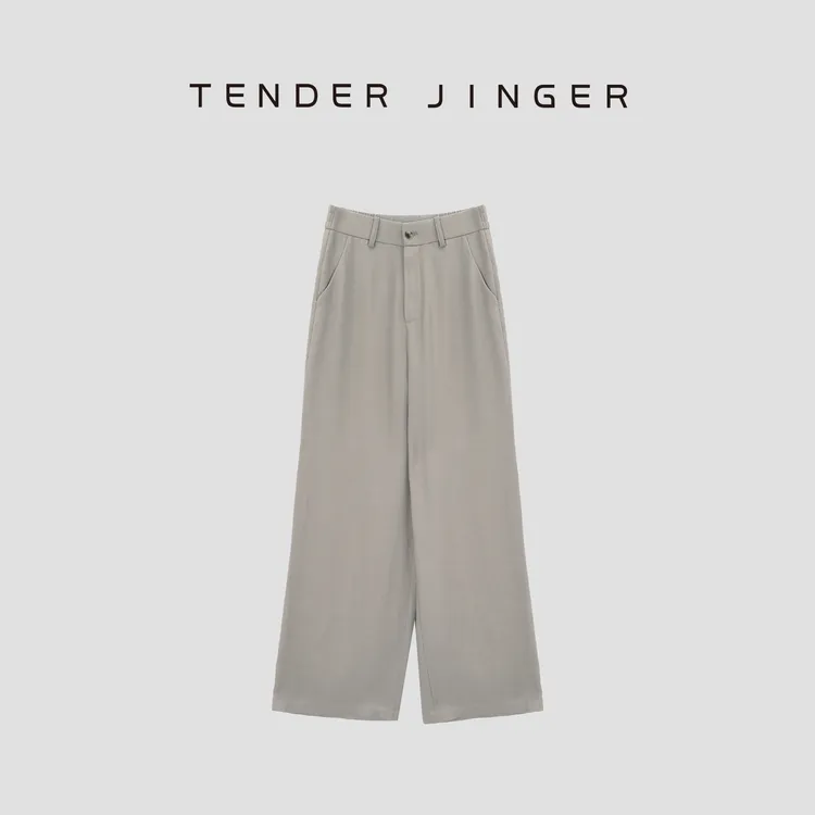 Tender Jinger【潇洒女生】休闲通勤阔腿裤T53TS41201