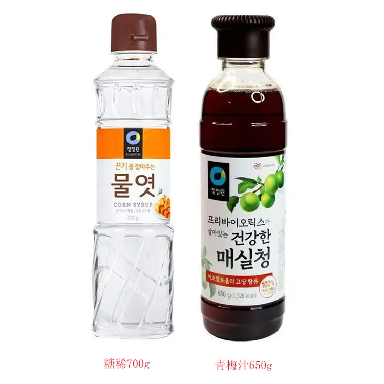 韩国原装进口清净园青梅汁清净园糖稀韩式调味汁拌菜食用料组合