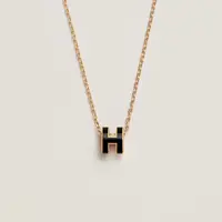 未使用 Hermes/爱马仕 HERMES 黑色 迷你 Mini Pop H 项链