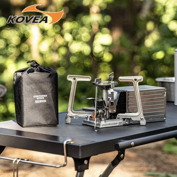 Kovea露营便携式折叠卡式炉高颜值集装箱野炊炉头Container Stove