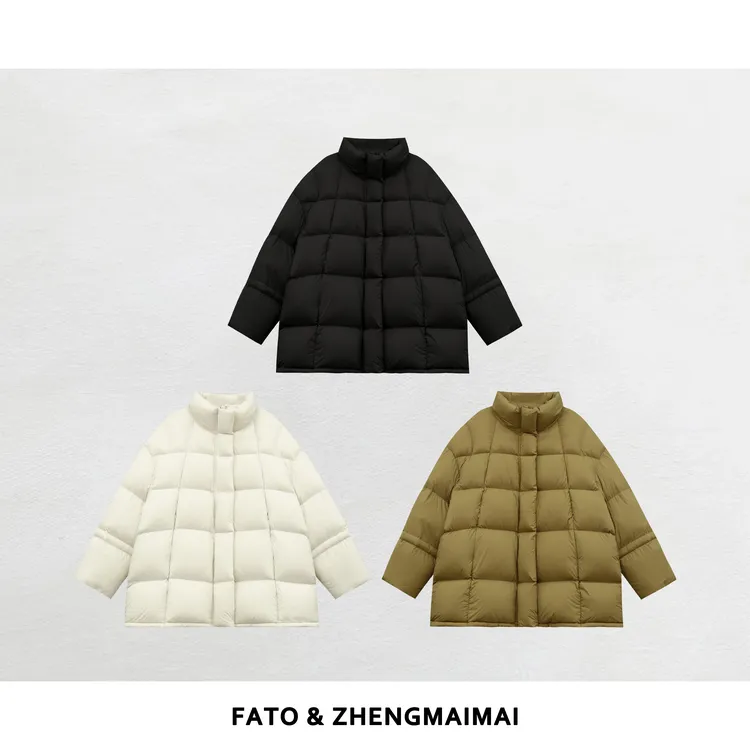 郑买买 三色泡泡 秋冬款时尚基础百搭经典轻装滑羽绒服 HH51118Y1