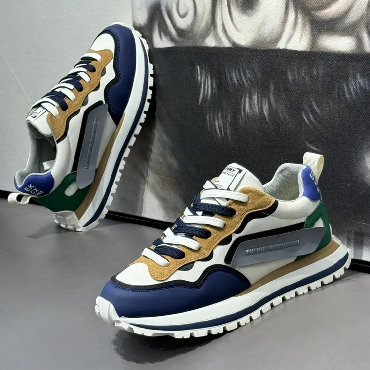 2025新款春季潮牌时尚运动鞋休闲轻便舒适潮流百搭拼色潮鞋男鞋