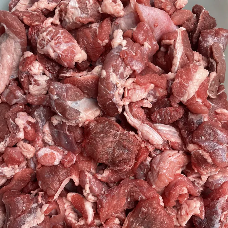 清真牛碎肉偏瘦版去骨块整