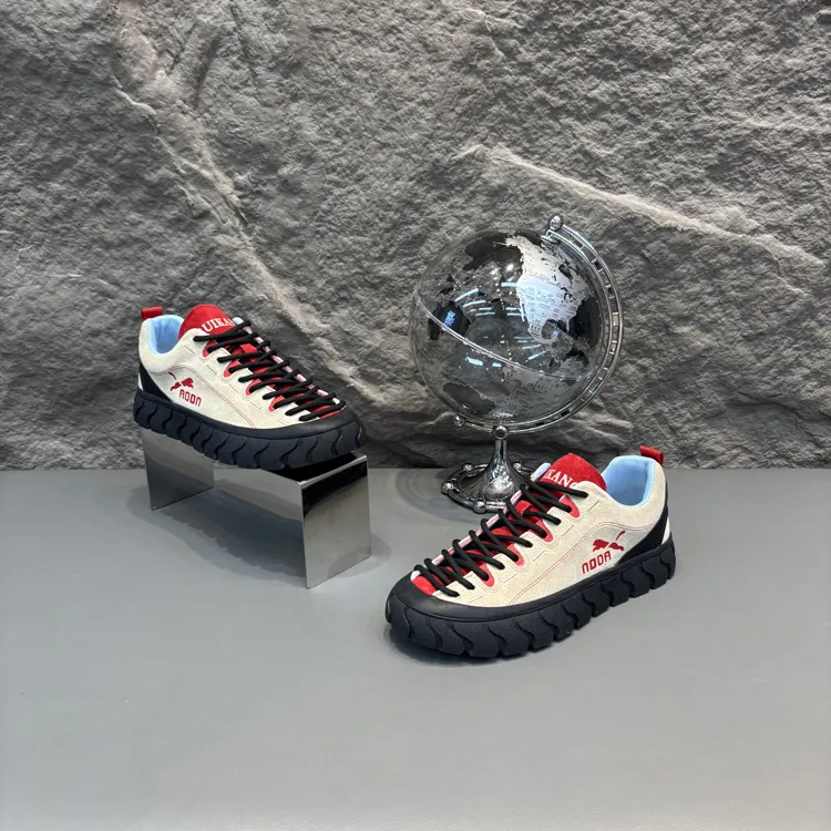 73785青春活力男士板鞋拼色秋季休闲轻奢小众低帮透气潮流男鞋