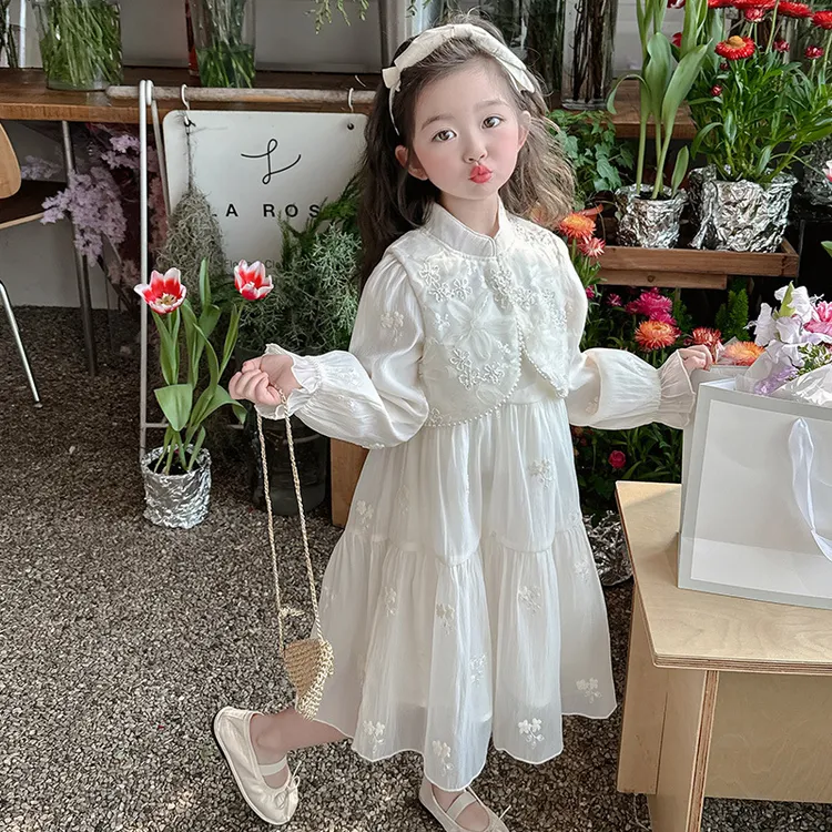 【新款】女童春季连衣裙2025新款女宝宝春装女孩洋气公主裙春