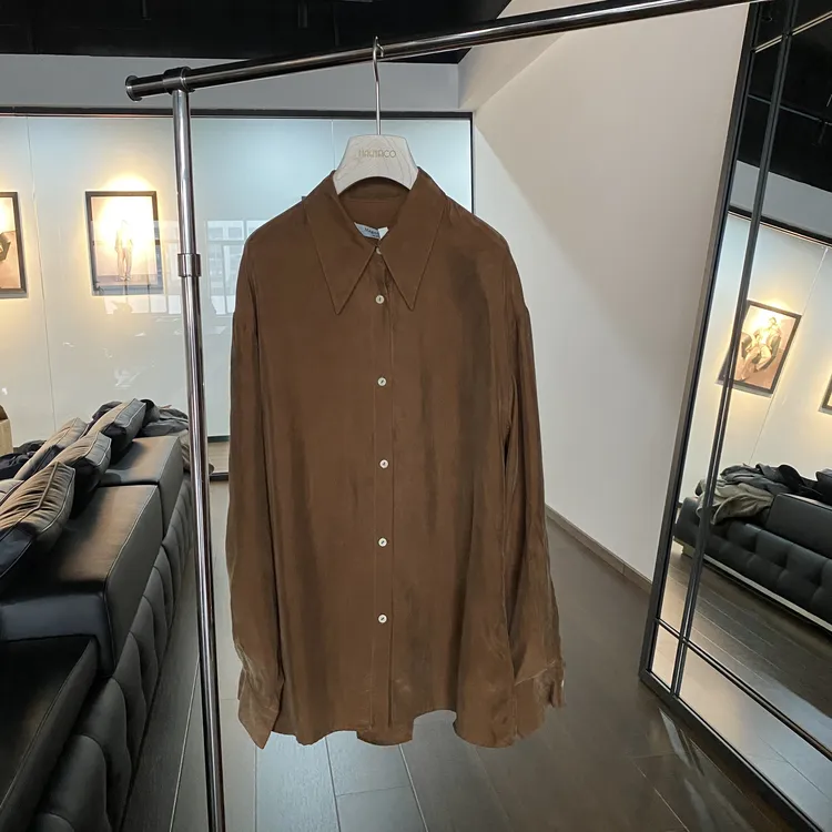 MNFK 2025新款重磅铜氨丝  休闲衬衫 CS0488