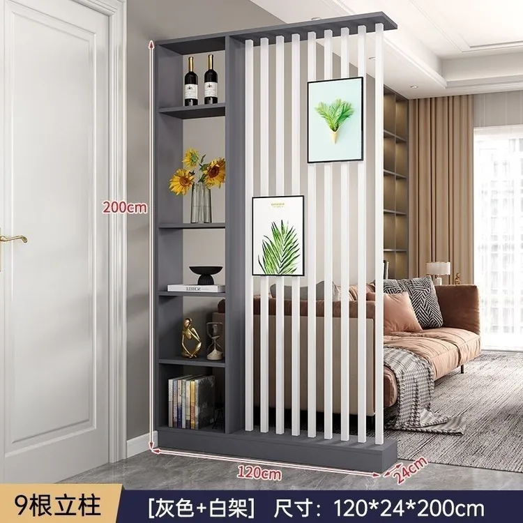 多层置物架客厅阳台屏风隔断柜家用新款现代隔断柜客厅阳台双面