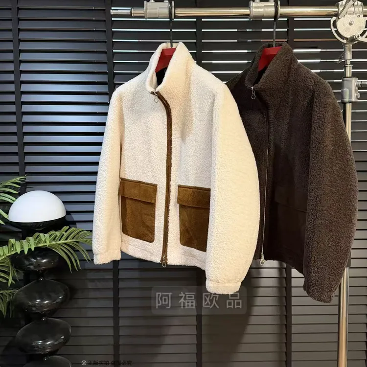 男士冬季L*P顶奢加厚羊毛外套【羊毛内胆】88158