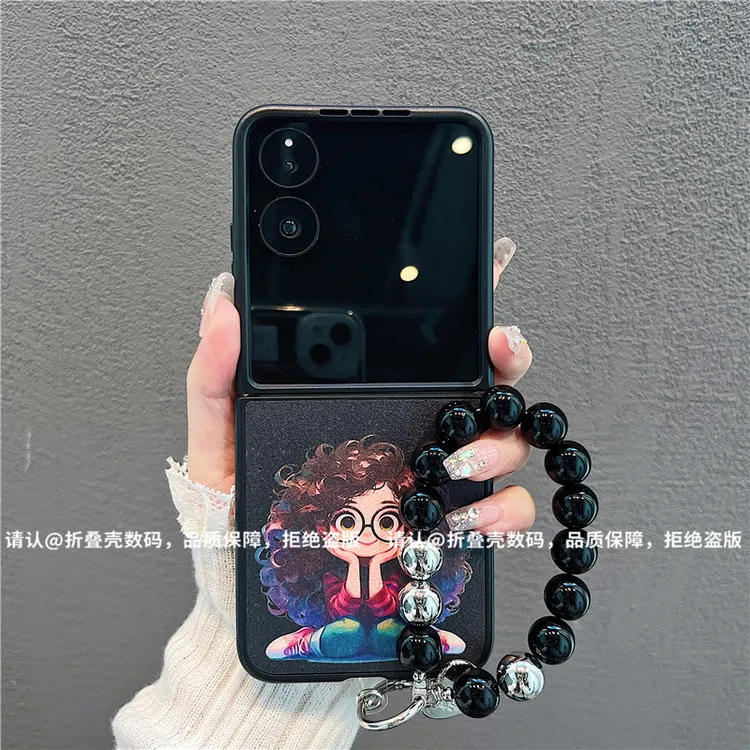 （小米mixflip系列)金属折叠皮纹适用小米mixflip手机壳防摔爆款潮