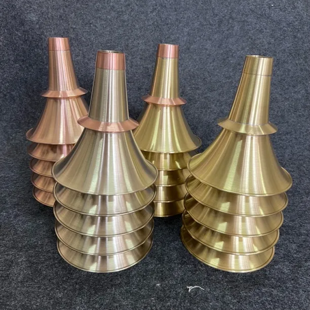 不定调唢呐纯铜黄铜碗碗黄铜唢呐碗唢呐铜碗黄铜紫铜白铜腰箍加厚