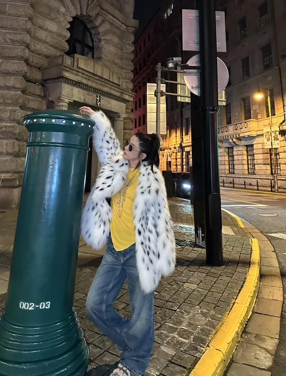 【源来有你】枪驳领长款猫猫外套大衣（70衣长）