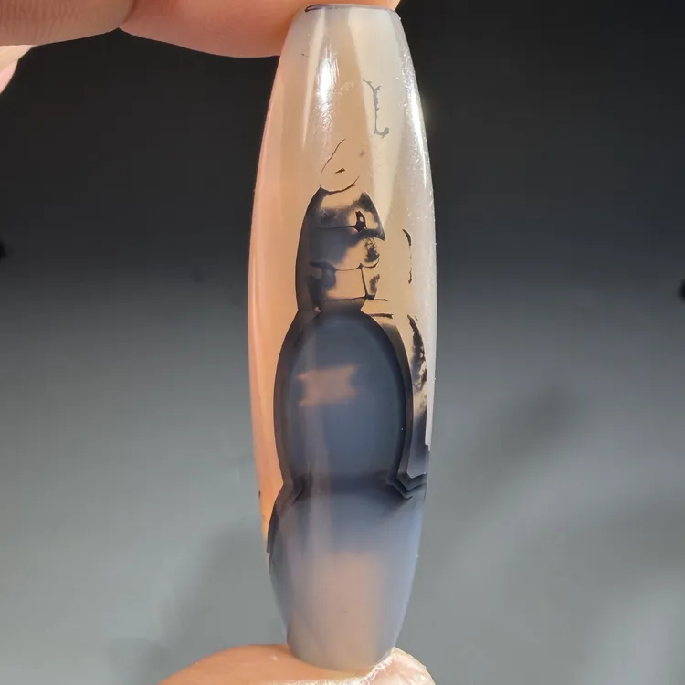 天然玛瑙象形天珠颈饰吊坠珠子