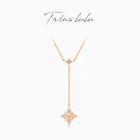 TWINS LULU 925银 镀K金【2025春节】百搭星芒项链TSJ9898