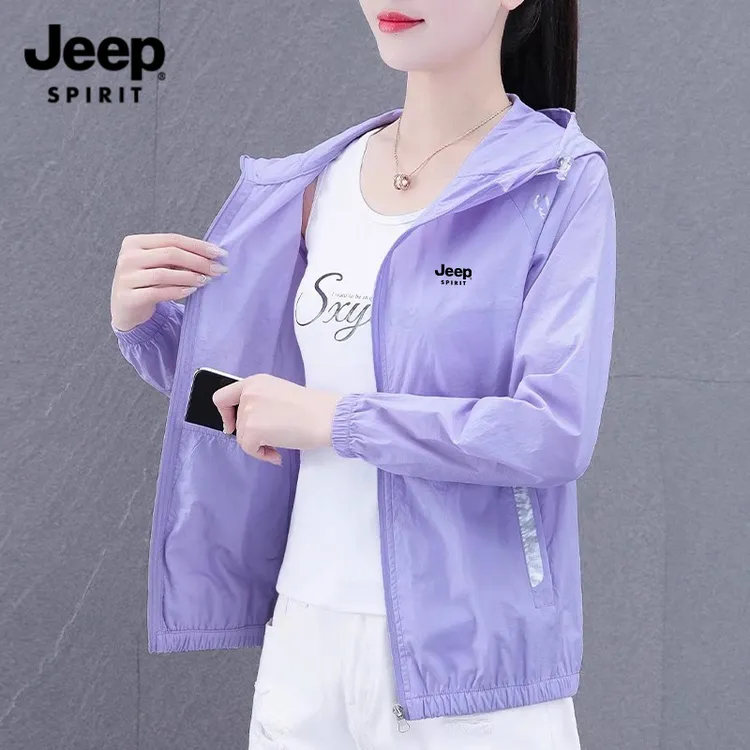 【官方】JEEP SPIRIT吉普夏季装2026年女士透气薄款防紫外线防晒