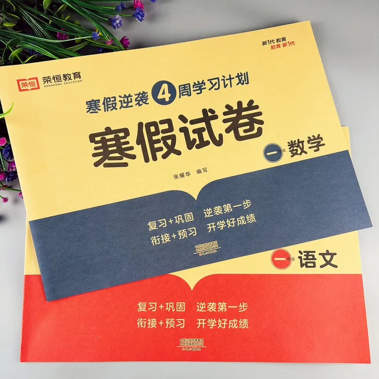 一年级寒假试卷寒假作业全套寒假衔接一本通寒假21天打卡计划