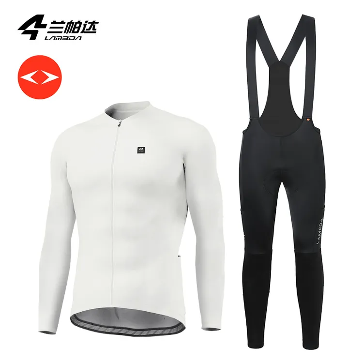 兰帕达春秋长袖骑行服男款速干透气上衣公路自行车双箭头套装唤醒