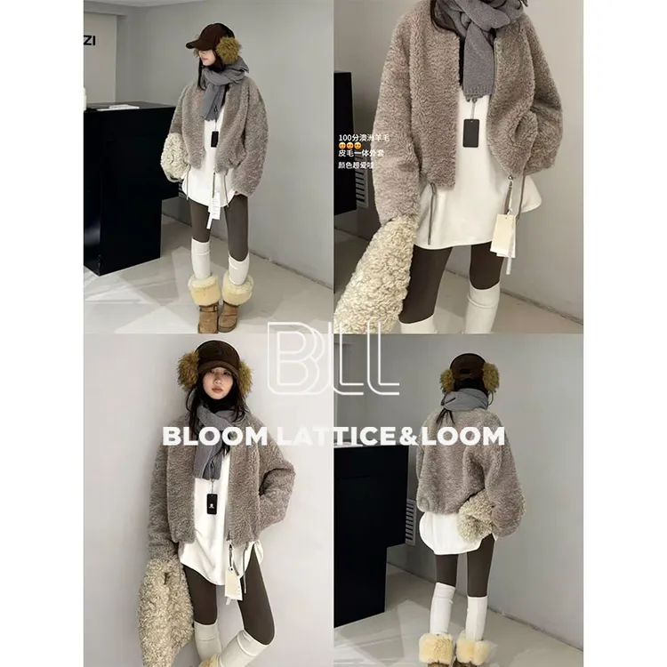 PCNY「粉色硬糖」不理理冬季新款小众女装时尚休闲外套