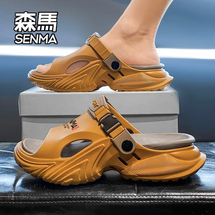 SENMA/森马两穿凉拖鞋男2025夏季新款厚底踩屎感青少年沙滩鞋女款