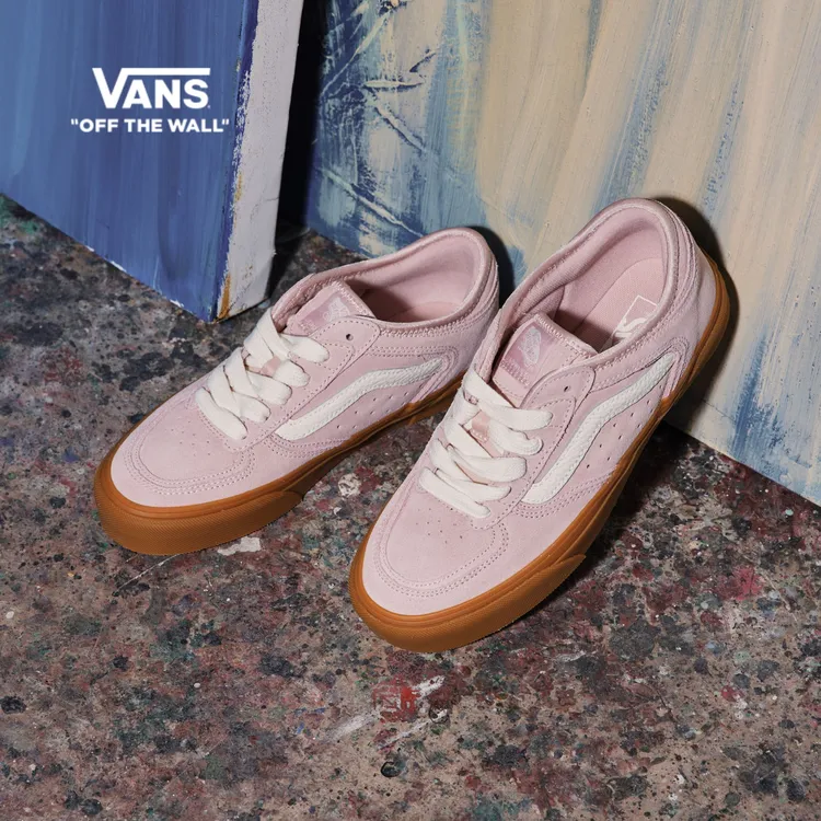 【流光风】Vans范斯Rowley Classic粉色牛筋底板鞋9QJO3N