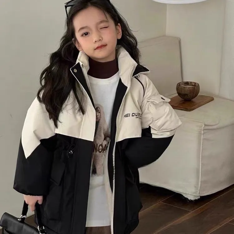 正品儿童羽绒服时尚白鸭绒外套新款中大童洋气加厚童装冬