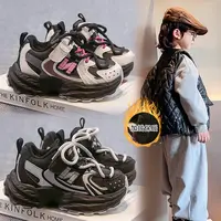 儿童运动鞋男童2025秋冬季新款女童休闲鞋中大童学生透气软底跑步