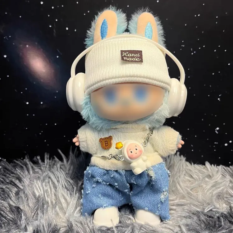 仅衣服】彩色条纹娃衣一二三代平静希望绿色青提果果拉bubu 衣服