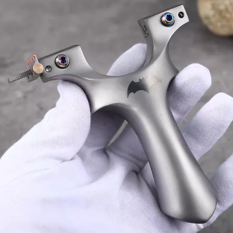 火狼弹弓正品蝙蝠二代龙齿快压高精度不锈钢户外大威力弹弓手感王