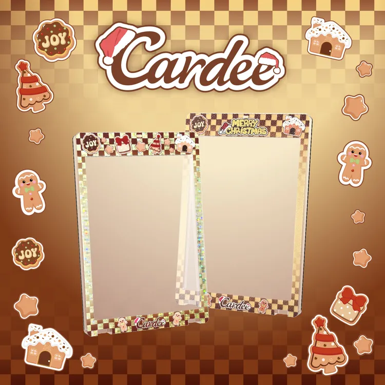 Cardee卡帝2025圣诞限定姜饼人风味主题卡砖球星卡TCG手绘卡防UV