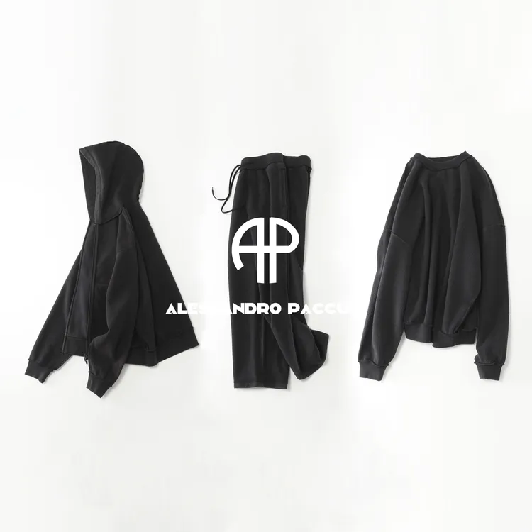 AP洛哥53200WT/53276KV/53175TW【瞬间】棉拉绒时尚做旧套装/女装