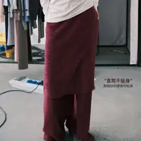 AAAD | Basic Wear 秋季柔软日常运动休闲宽松加绒A字卫裙半身裙