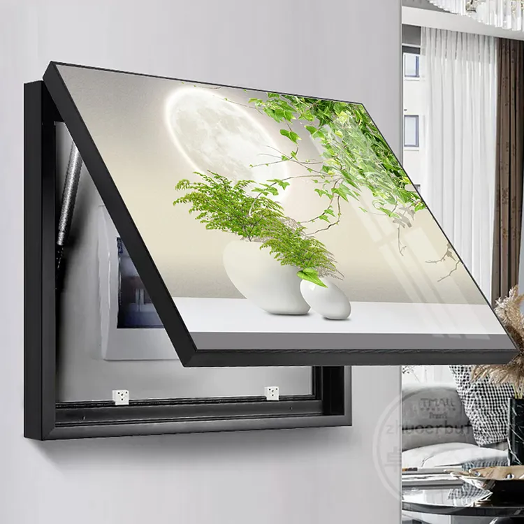 电表箱装饰画2025新款小清新弱电箱免打孔配电遮挡电源开关盒挂画