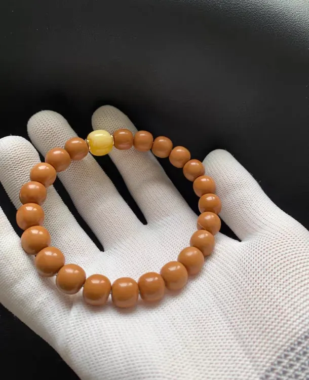 猴头经典老型单圈9-10mm手串（带配饰）