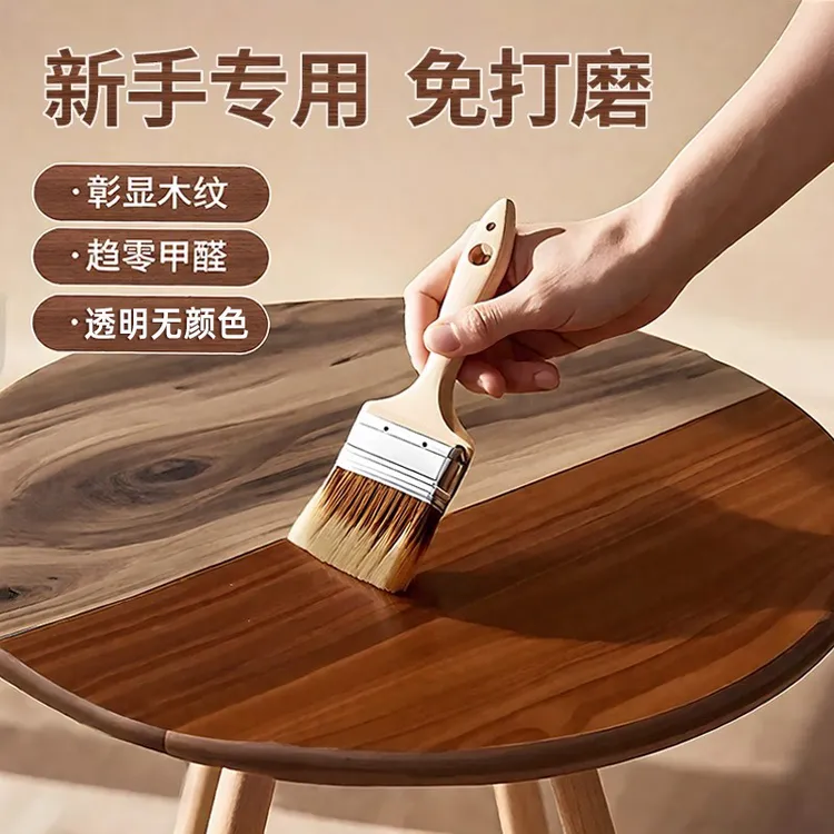 恒力森水性透明环保木器清漆耐磨防水防腐实木地板家具木门翻新漆