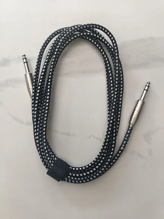 电吹管电吉他电贝司电子乐器专用双声道立体声音频线