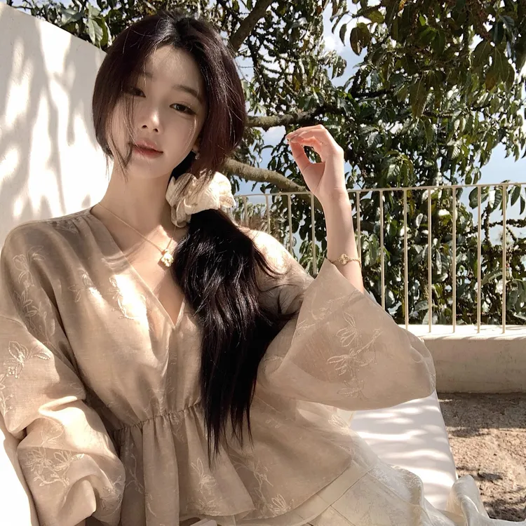 Lilylikes"禅意美人"人越贵衣越素 清冷气质挂优雅国风新中式上衣